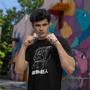 Eren Yeager Form Attack Titan Unisex | Eren Yeager Printed T-Shirt Regular Fit