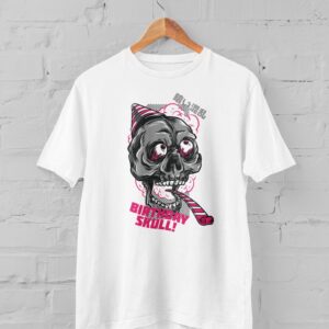 Birthday Skull Half Sleeve T-Shirt Regular Fit