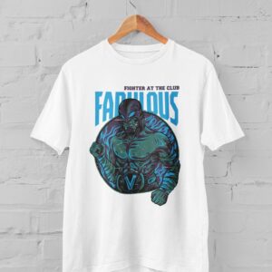 Fighter At The Club Fabulous Regular Half Sleeve T-Shirt