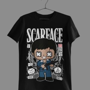 Scarface Tony Montana Half Sleeve T-Shirt