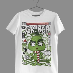 The Grinch Half Sleeve POP Cartoon Printed T-Shirt
