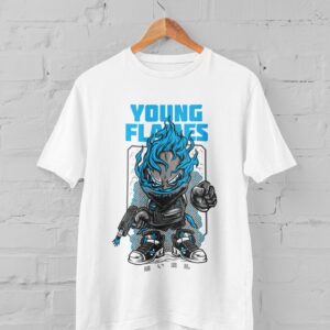 Young Famous Half Sleeve T-Shirt For Men