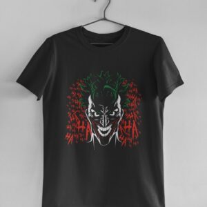 Joker T-shirt Mens Regular Fit Black 100% Cotton
