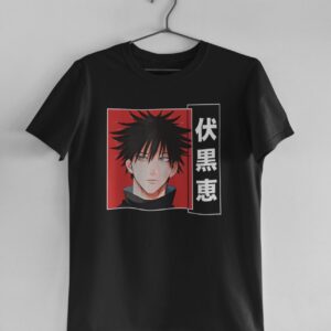 Jujutsu Kaisen Megumi Fushiguro Anime Half Sleeve T-shirt For Men