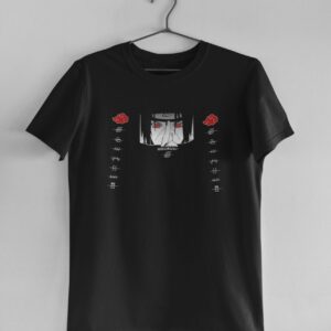 Naruto Itachi Uchiha Anime T-Shirt For Men Half Sleeve