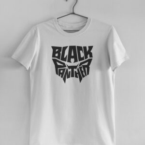 Black Panther T-Shirt For Men Regular Fit Half Sleeve