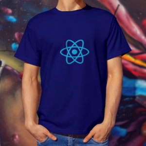 New React JS Coder T-shirt Developer 100% Cotton,